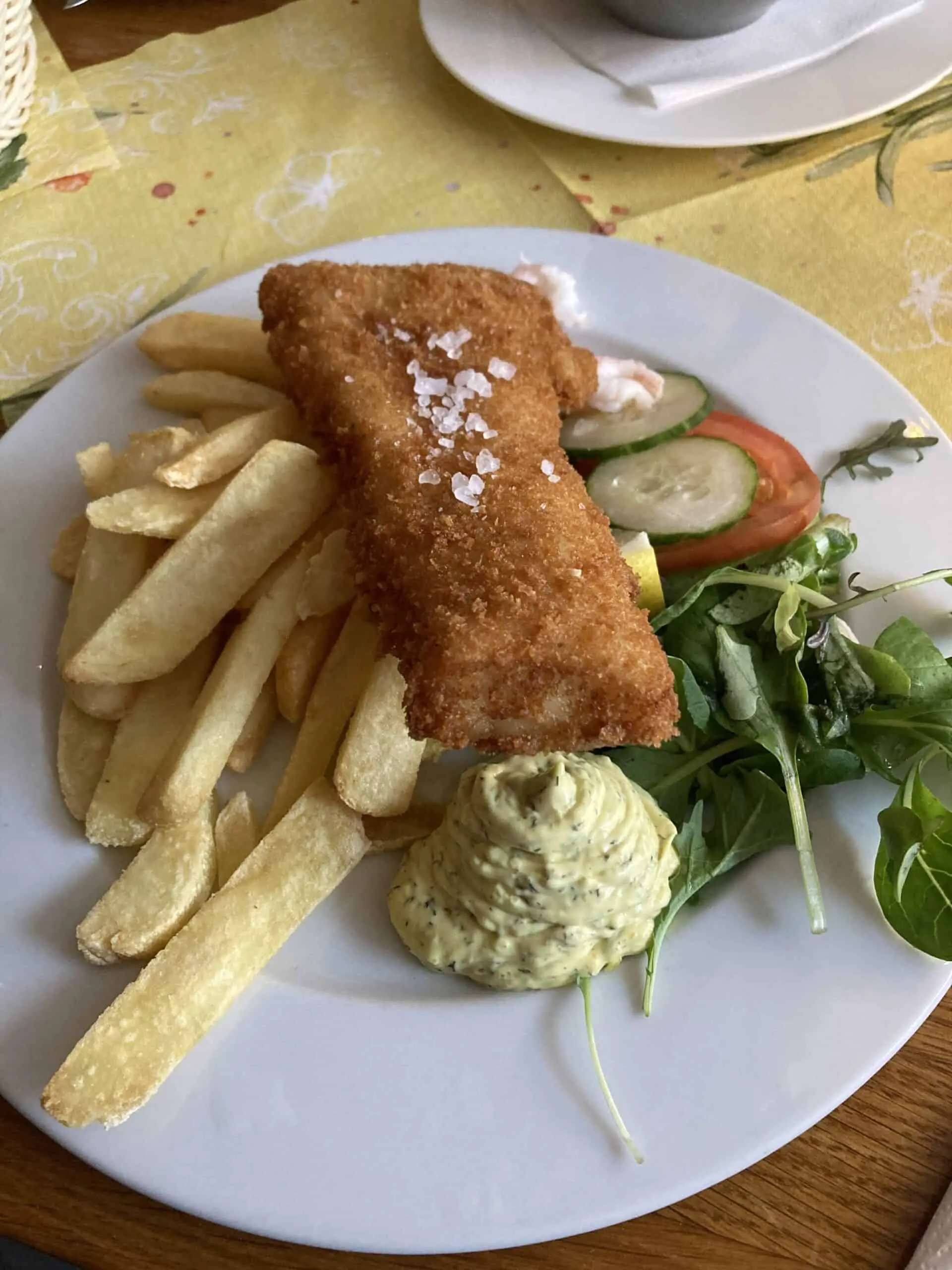 Fish and Chips at Nevlunghavn Guesthouse