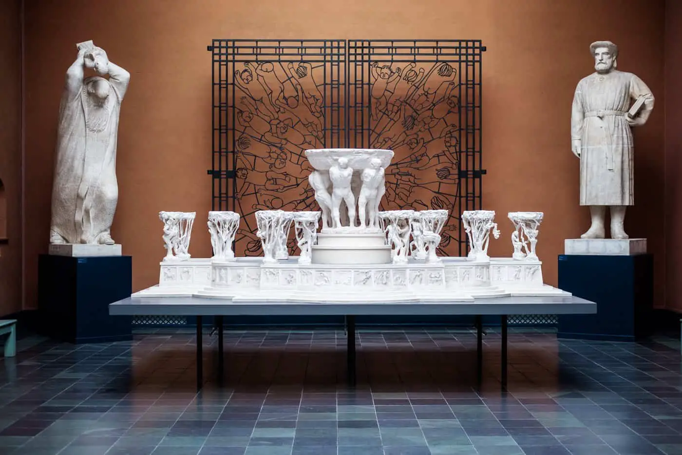 Vigeland model plaster fountain oslo